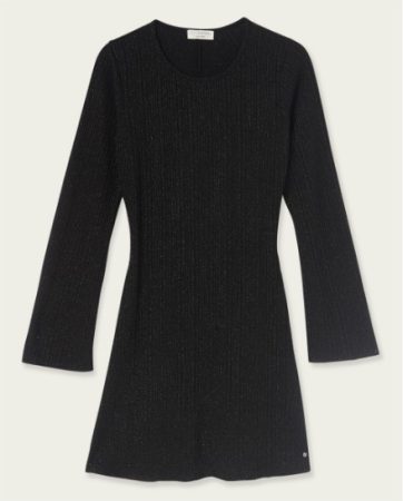 Vestido corto con apertura en la espalda de hilo metalizado el corte ingles Merca2.es