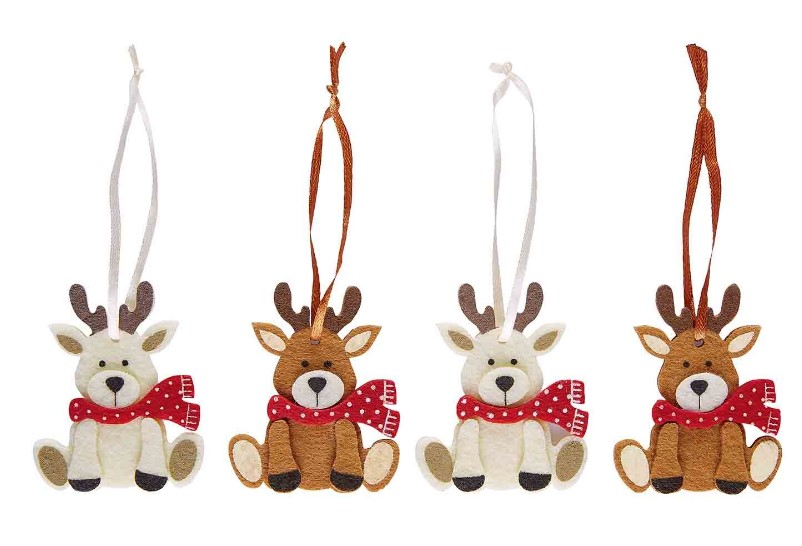 Adornos navideños para pegar o colgar