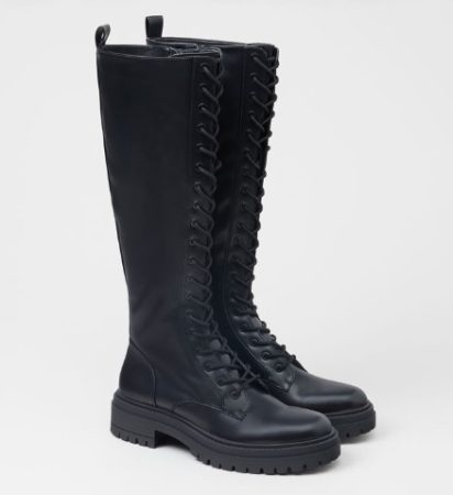 Bota alta acordonada de Lefties