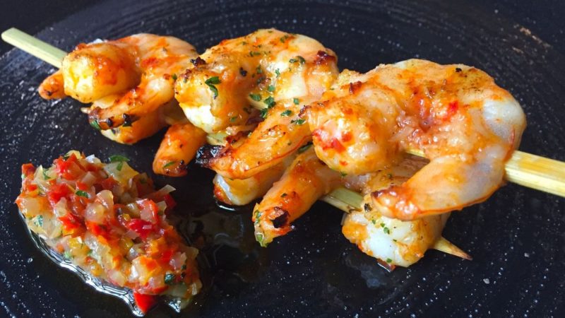 receta navideña de pescado y marisco