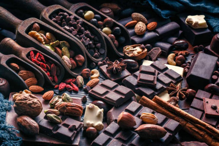 Chocolate con poca cantidad de cacao
