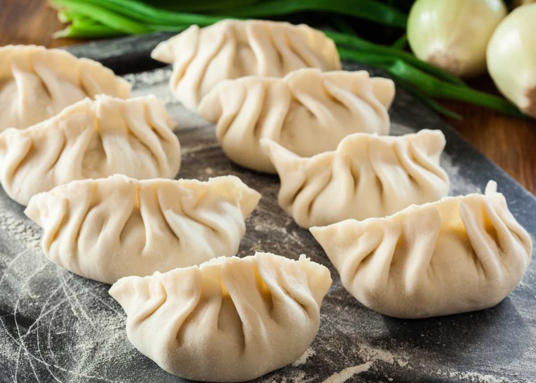 Gyozas de langostinos