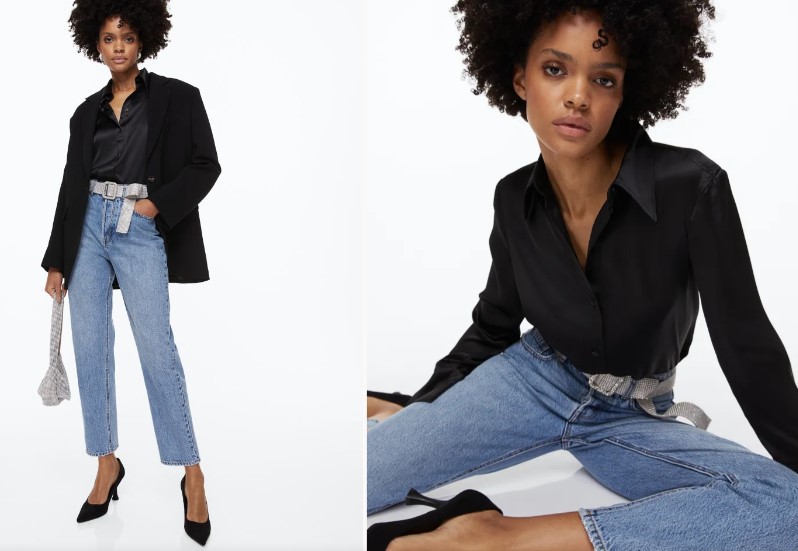 Pantalones Tapered High Ankle