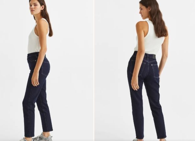 Mom High Ankle Jeans