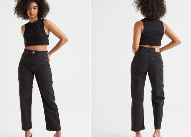 90's Straight High Jeans