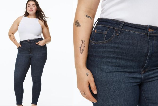H&M+ True To You Skinny High Jeans