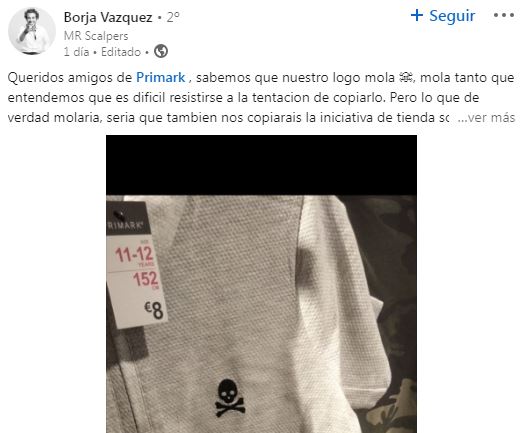 Primark se envuelve en lo cutre para copiar con descaro a Scalpers 1 Merca2.es scalpers Merca2.es