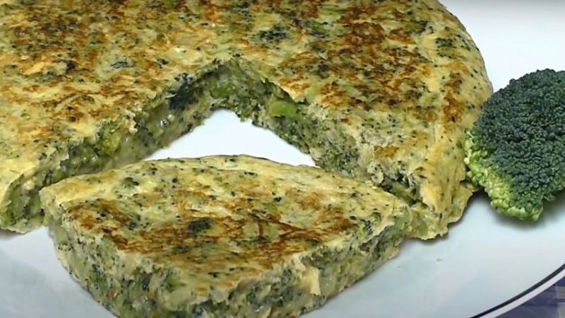 tortilla de brócoli 