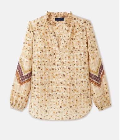 El Corte Inglés: la blusa de menos de 20 euros que te servirá para vestir bien en cualquier ocasión 53 Merca2.es Blusa canesu estampada de mujer el corte ingles Merca2.es