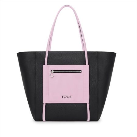 Bolso de hombro Empire grande en lila y negro el corte ingles Merca2.es