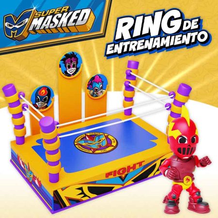 Ring de entrenamiento para los superhéroes Supermasked
