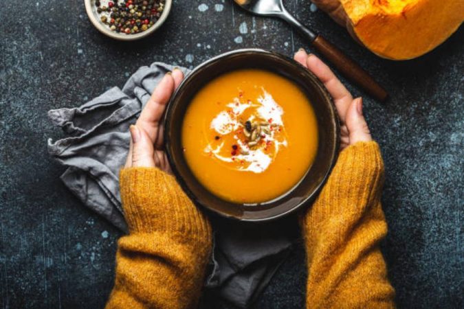 Menús para después de Navidad: Crema de calabaza