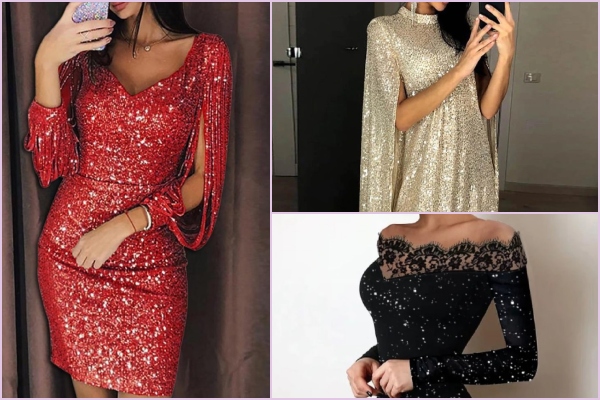 El vestido brilli-brilli de Aliexpress con el que triunfarás estas fiestas por menos de 15 euros 