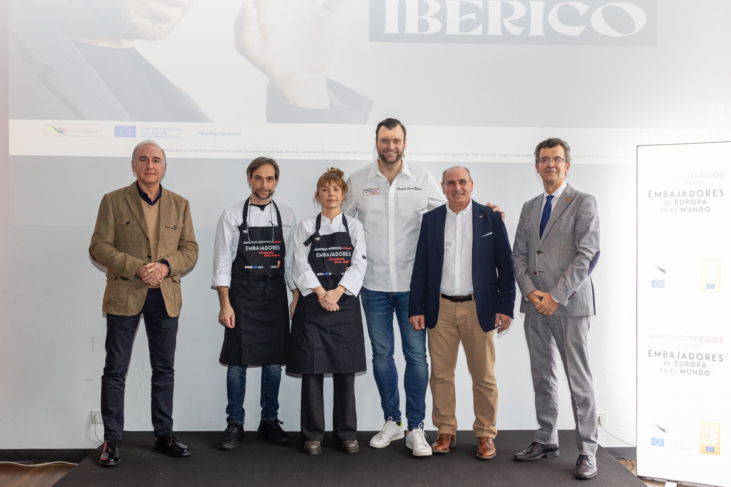 El Jamón Ibérico protagoniza un exclusivo showcooking a 6 manos con chefs internacionales estrella Michelín