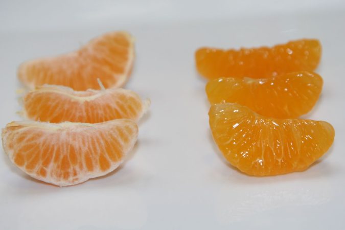 Estos son las mejores alternativas de las uvas para tomar las campanadas de Nochevieja 30 Merca2.es Gajos de mandarina