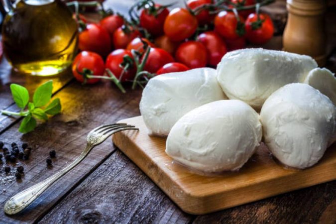 Mejores quesos para pasta: Mozzarella