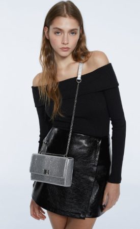 Bandolera efecto coco y rígida