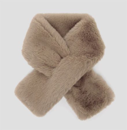 bufanda cruzada efecto piel