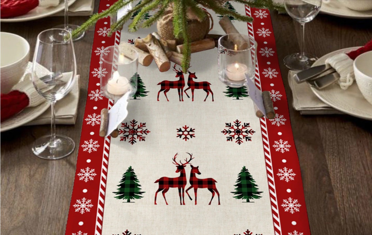 Estas son las luces y adornos que están triunfando esta Navidad y las tiene Aliexpress baratísimas 53 Merca2.es camino de mesa navidad