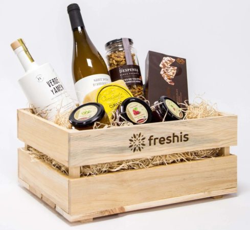 Cesta de Navidad con etiqueta ‘ECO’