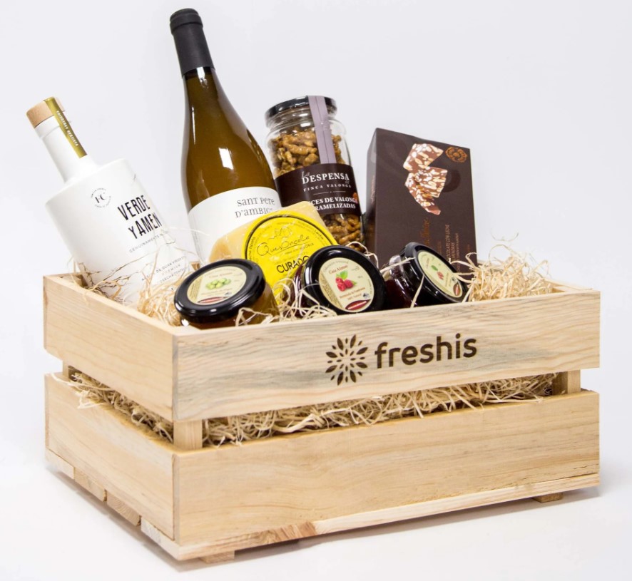 Cesta de Navidad con etiqueta ‘ECO’