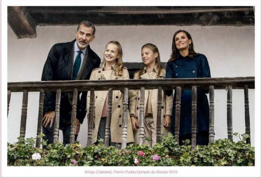 El escenario del discurso navideño de la Casa Real