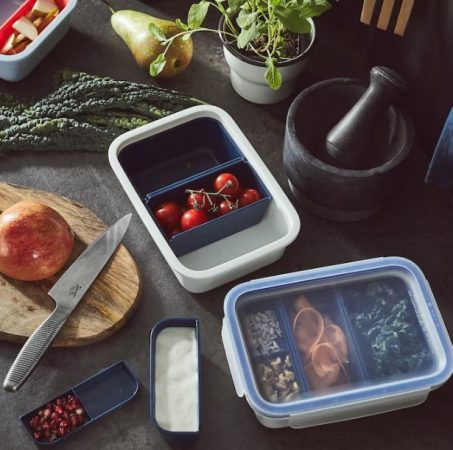 Fiambreras 365+ con accesorios extraíbles de Ikea
