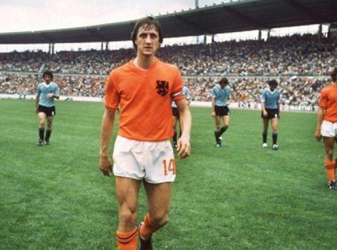 Johan Cruyff en el mundial del 74 Johan Cruyff en el mundial del 74