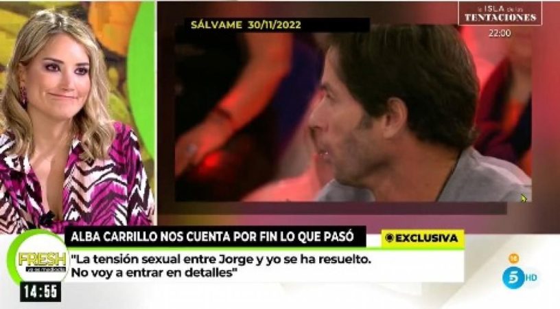 tensión sexual Alba Carrillo Jorge Pérez