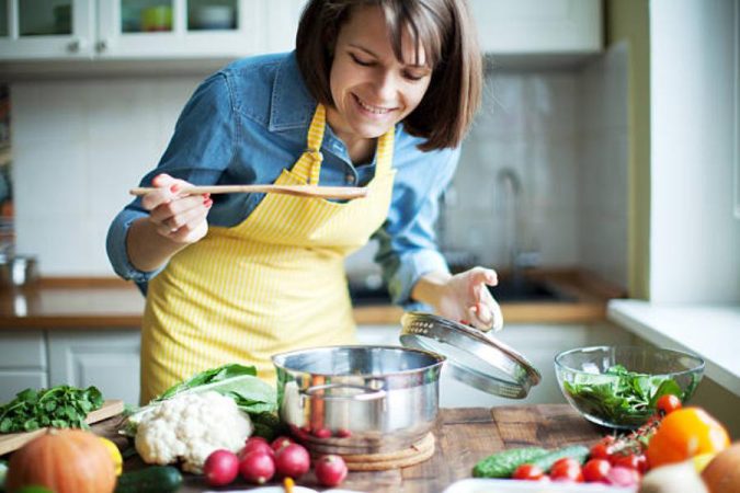 Preparación de la crema de verduras