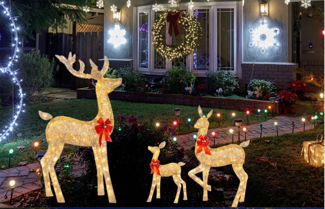 Estas son las luces y adornos que están triunfando esta Navidad y las tiene Aliexpress baratísimas 47 Merca2.es renos con luces