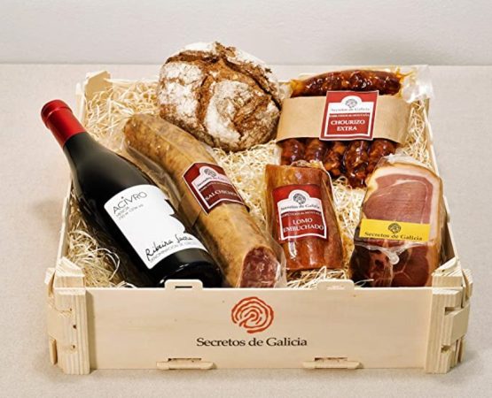 Cesta de Navidad Bodega "Secretos de Galicia"