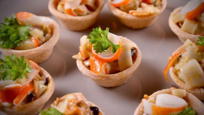 Entrantes de Navidad: Tartaletas de falso centollo