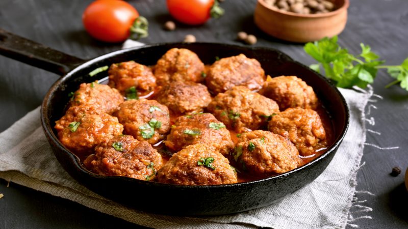Albóndigas de pollo con las sobras