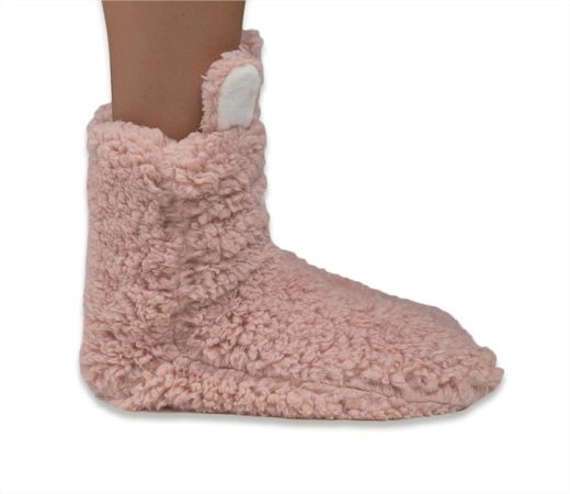 Calcetines de casa de mujer Dearfoams antideslizantes en color rosa Merca2.es