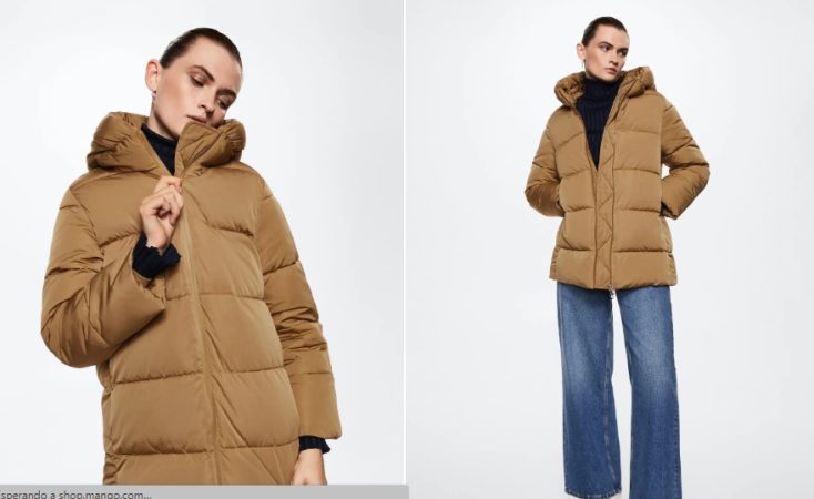 Mango: las prendas de abrigo rebajadas que se están agotando 17 Merca2.es Anorak acolchado capucha