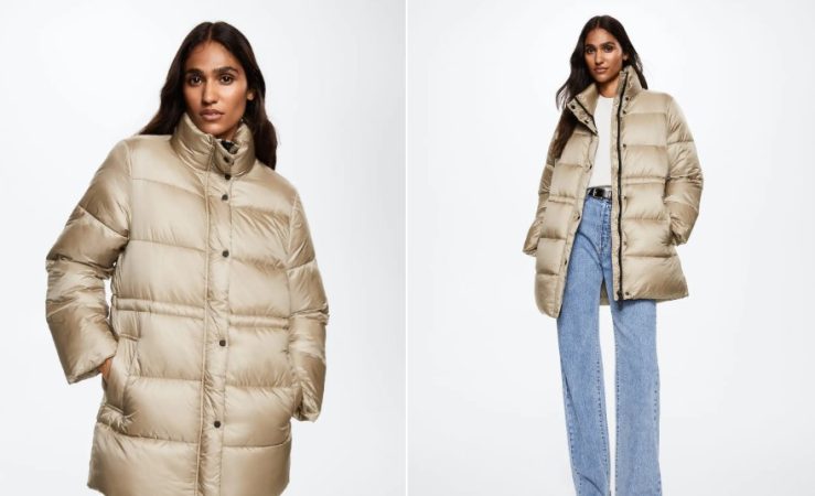Mango: las prendas de abrigo rebajadas que se están agotando 18 Merca2.es Anorak acolchado ajustable