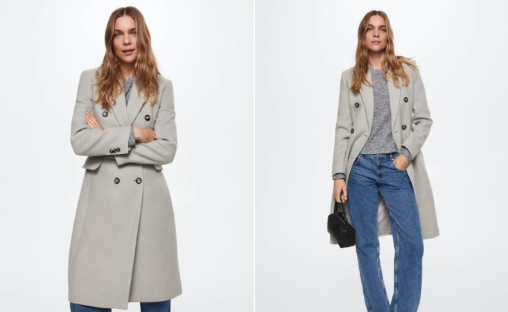 Mango: las prendas de abrigo rebajadas que se están agotando 19 Merca2.es Abrigo lana entallado