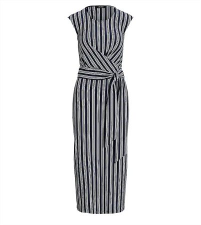 Diez vestidos de invierno de El Corte Inglés con el que serás la mejor vestida de la oficina 22 Merca2.es Vestido de punto de rayas con cinturon el corte ingles Merca2.es