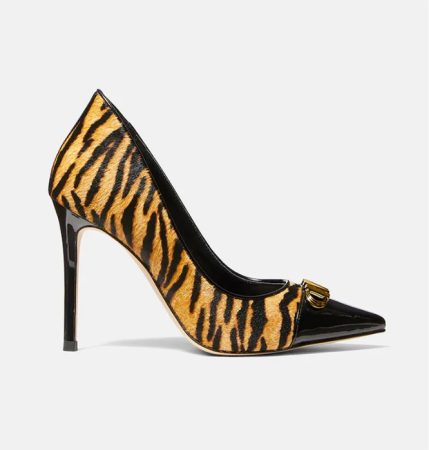 Zapato de salon de mujer en multicolor con estampado animal print y tacon de aguja el corte ingles Merca2.es