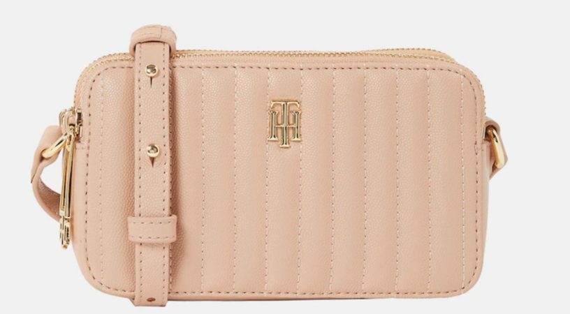 bolso pequeña beige tommy hilfiger el corte ingles