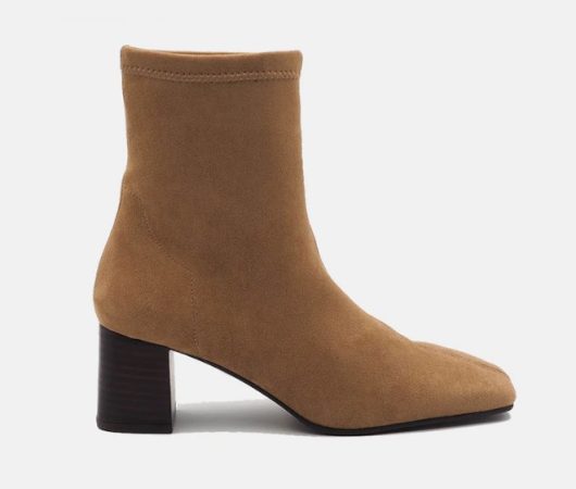 botines caña media camel miss elastic el corte ingles