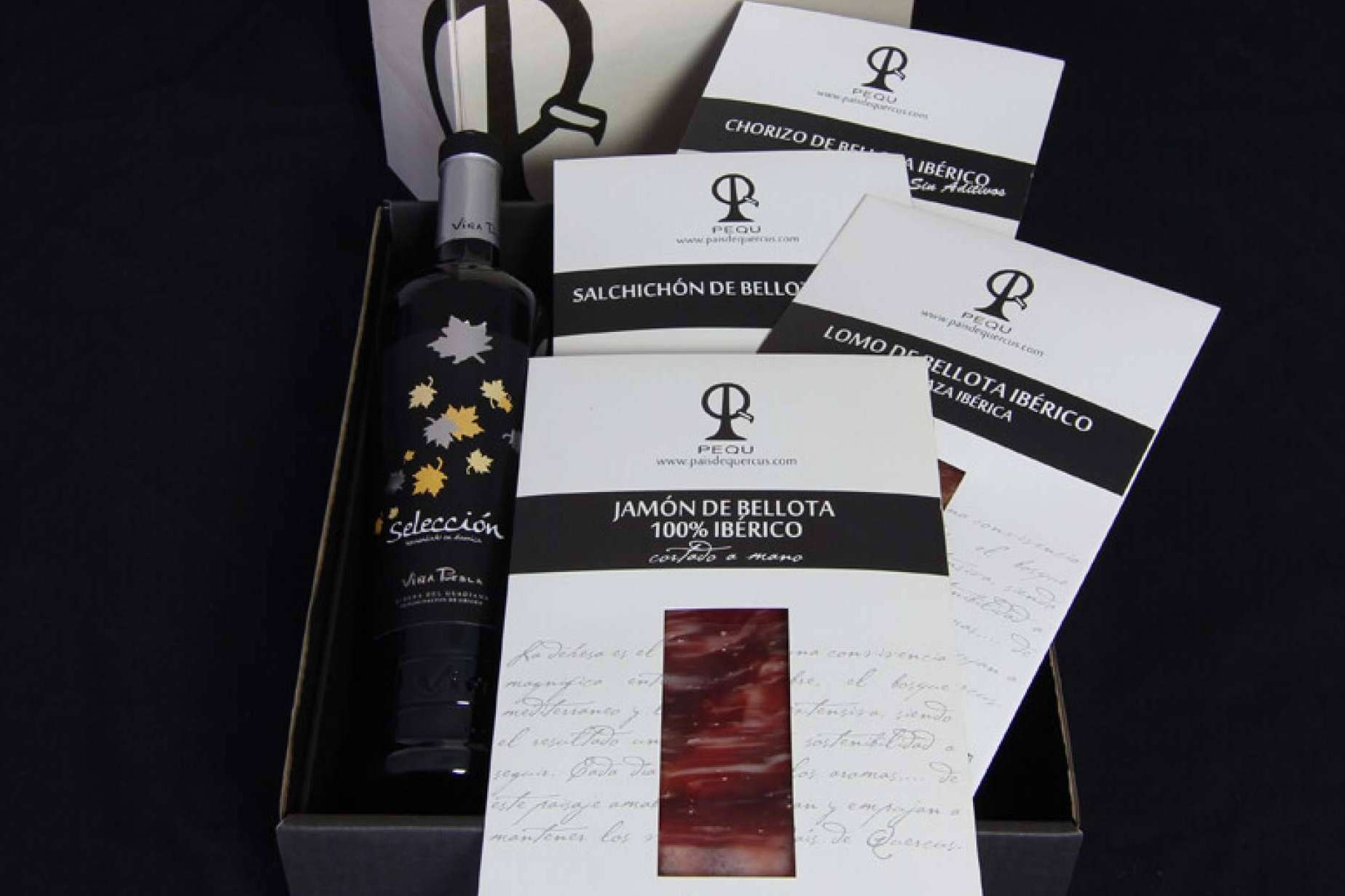 Packs de selección de productos de Pais de Quercus para regalar