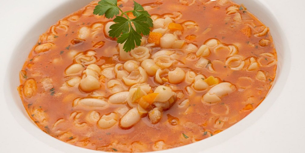 Pochas con gambas carabineros, paso a paso