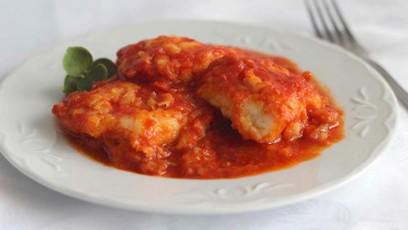 El paso a paso del bacalao con tomate