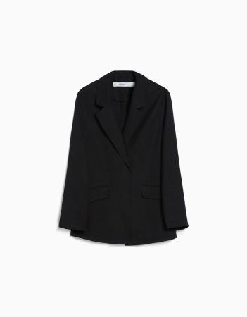 Blazer fluida corte femenino