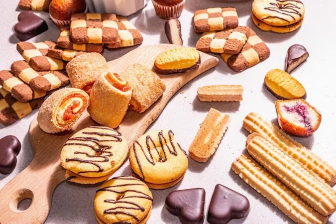 Bollería variada y galletas