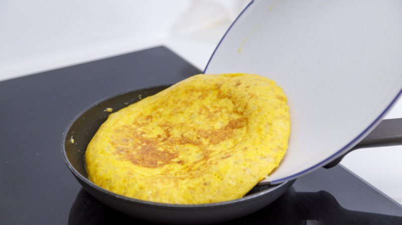 Cuajar la tortilla de patatas