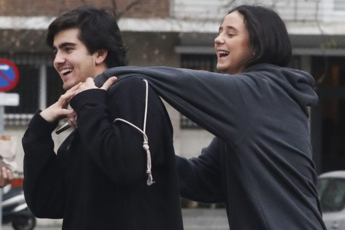 El saludo de Victoria Federica tipo siglo XII