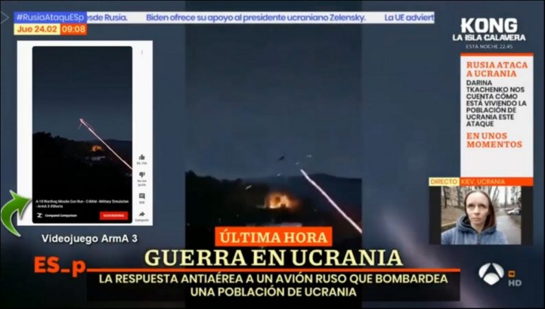 Espejo Público emitió como verdaderas las imágenes de un videojuego